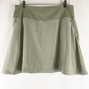 Soft Surroundings Go Lively Skort Zip Pockets Pull On Tennis Pickleball Size L